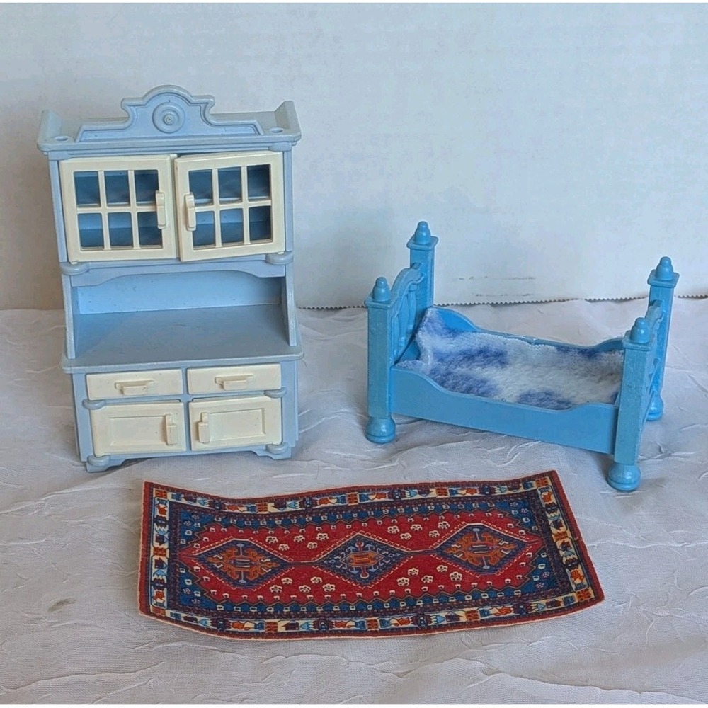 80s Playmobil Victorian Mansion Furniture Dining Living Room Piano Dollhouse Lot - Picture 4 of 13